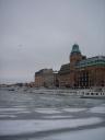 Mer Baltique gelée à Stockholm